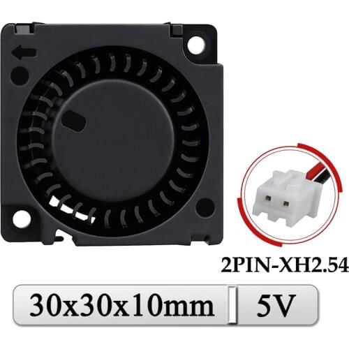 1Pcs Gdstime DC 5V Blower Fan 30mm 30x30x10mm Mini Radial Cooler Fan 30mx10mm Laptop Micro 3CM Turbo Blower Cooling Fan