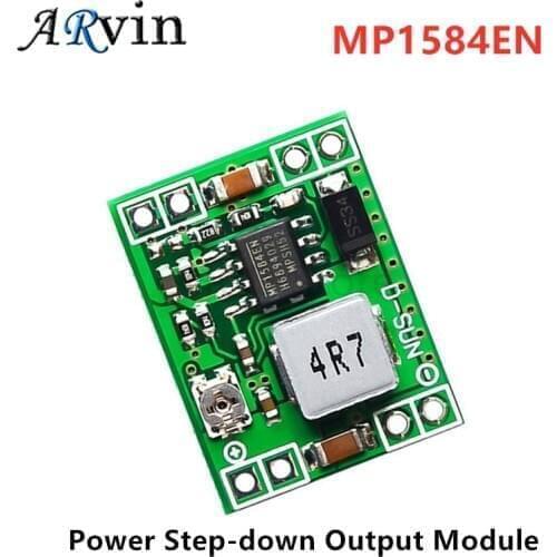 5PCS Power Module Adjustable MP1584EN DC DC 3A Power Step-Down Descending Output Module 12 v9v5v3 LM2596 24V