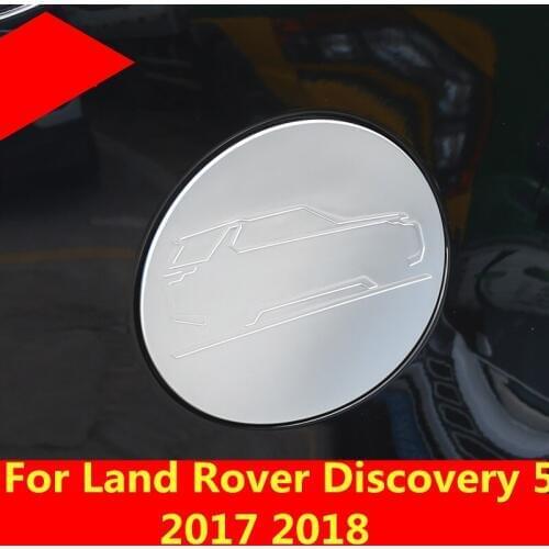 ABS Newest Fuel Tank Cover Gas Lid Filler Cap Metal ABS Exterior decoration Accessories For Land Rover Discovery 5 2017 2018