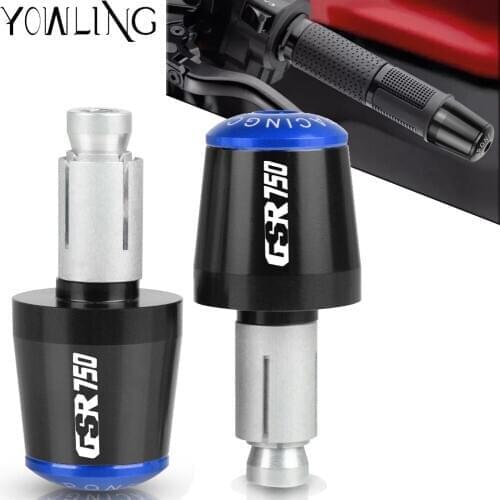 FOR SUZUKI GSR 750 GSR750 2011 2012 2013 2014 2015 2016 Motorcycle Accessories 7/8'' Handlebar Grips Handle Bar Cap End Plugs