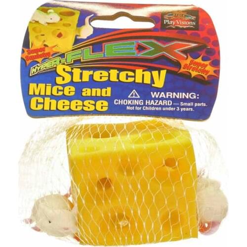 High Quality Latex Mouse and Cheese Toy Hide and Seek Stress Relief for Boy Girl Baby Stressbusting Fidget Mouse Toys