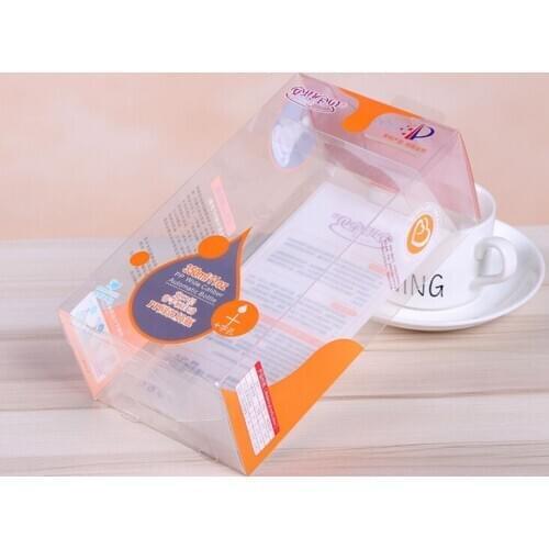Fast delivery Custom small folding transparent clear pvc pet plastic gift packaging box Free Sample ---DH40042