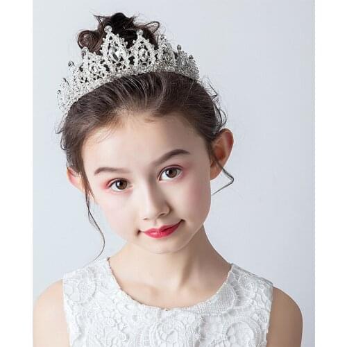 Childrens headdress girls performance accessories girls wild hair accessories princess crown baby hair tie crown wreath