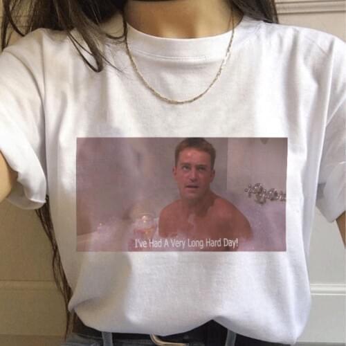 I've Had A Very Long Hard Day Funny Graphic Print T-shirt Women Harajuku Aesthetic Tshirt Summer Vintage Vogue Female T Shirt