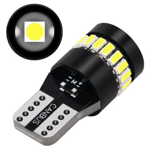 1.5w LED W5W T10 Clearance Lights 3014 instrument lamp 18smd bulb automobile led License Light Bulbs Universal cars light