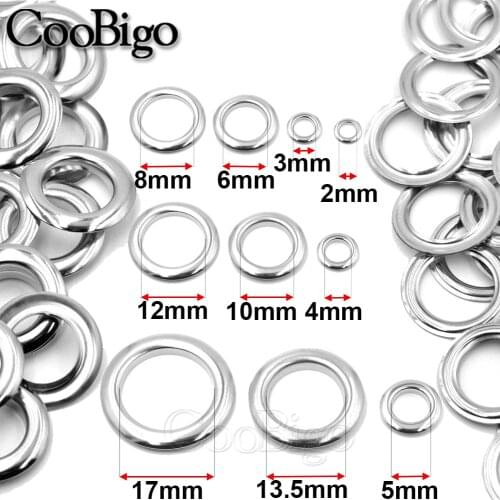 Metal Eyelets Grommets for Outdoor Clothes Hiking Shoes Tactical Belt Camping Tent Awning Auto Cover Sheet Shelter 50 Set Silver