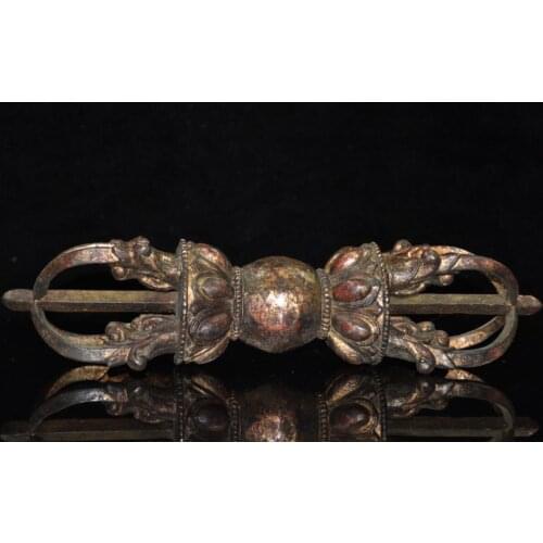 China brass archaize Exorcism Vajra crafts statue