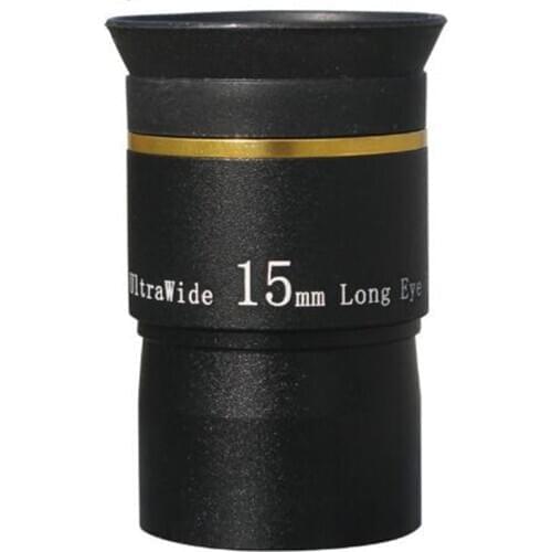 Datyson Astronomical Telescope Accessories 1.25 Inch 66 Degrees 15mm Wide-angle Eyepiece 5P9917