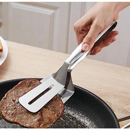 Multifunctional Stainless Steel Barbecue Clip BBQ Tongs Bread Meat Vegetable Clamp Cooking Tools