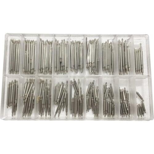 Set Of 270 Stainless Steel Spring Bars 8-25mm Pins Lugs Links