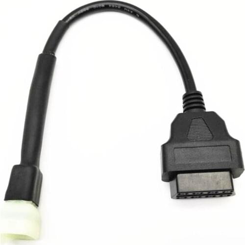 New-KTM 6 pin connector OBD II K-Line diagnostic harness electronic cable