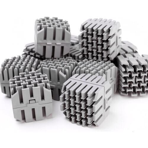 Portable Aquarium Plastic Biochemical Sponge Balls Fish Tank Filter Media With Bio Cotton Inside Ball