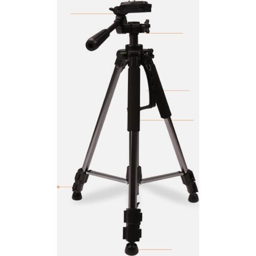 Portable three-dimensional panoramic rotating tripod SLR DVD player mobile phone single-camera tripod support CD50