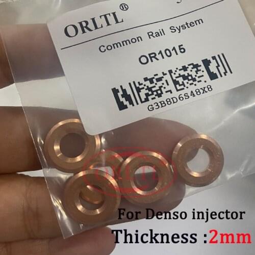 30 PCS Gasket diesel injector shims Auto injector Spare Parts Copper Washer 2mm for Denso series injector 095000-6250