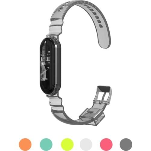Silicone Strap For Xiaomi Mi Band 3 4 5 Watch Bracelet Sport Strap Buckle Miband5 Replacement Mi Watch Wrist Straps