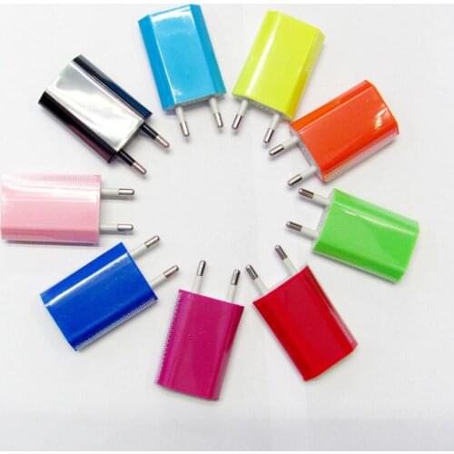 Charger for Phone Charger USB EU Wall Charger Plug 5V AC Micro USB Power Adapter For iphone Android Phone Adaptador USB