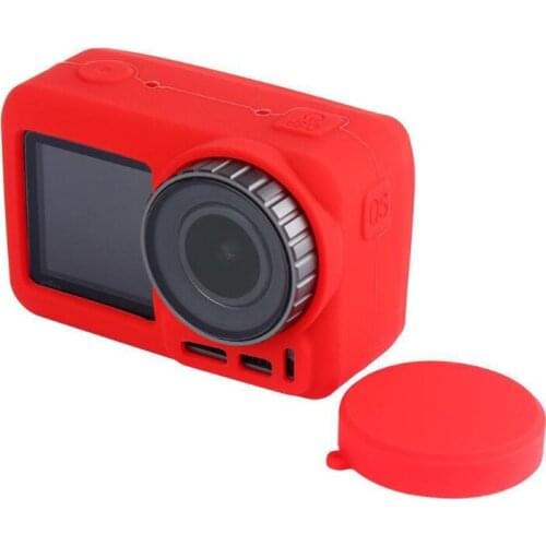 Y1AE Silicone Case Compatible with Osmo-Action Camera Protective Cover Sports Camera Silicone Anti-Fall Protective Shell