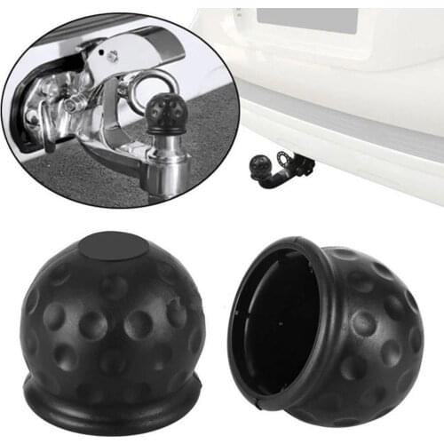 Universal 50mm Tow Bar Ball Cover Cap Ball Hood For Trailer Protect Car Accessories Repair Tool Rubber Car Accessories