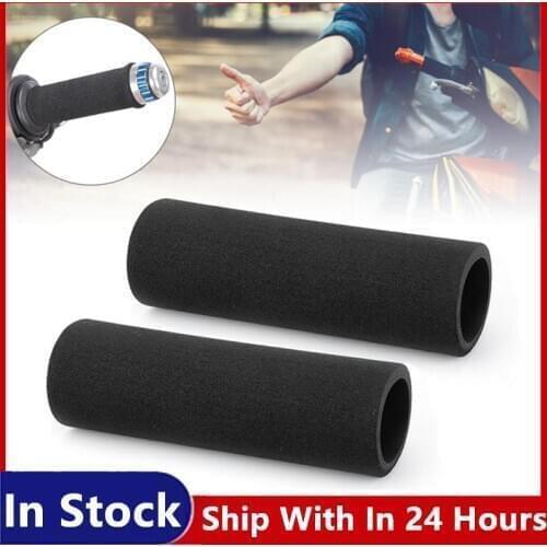 Universal Motorcycle Slip Grip On Foam Anti Vibration Comfort Handlebar Grip Cover Motorcycle Grip Cover Handlebar Accessories