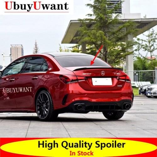 For Mercedes-Benz W177 A Class A200L A200 A180 2019 2020 High Quality ABS Car Tail Wing Decoration Rear Trunk Spoiler