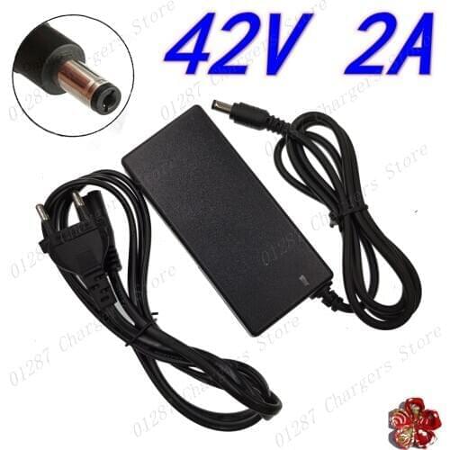 42V 2A Charger Input 100-240 VAC Lithium Li-ion Li-poly Charger For 10Series 36V Electric Bike 36V 2A battery charger Output