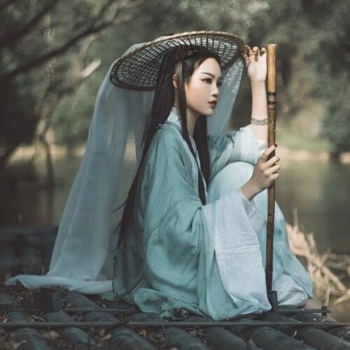 Tang Dynasty Ancient Hanfu Dress Women Swordsman National Costume Fairy Outfit Traditional Chinese Princess Stage Clothing
