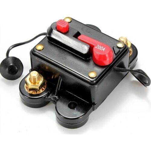 10 Piece/lot 60-300A Car Automatic Recovery Switching Car Bike Audio Inline Fuse Circuit Breaker Fuse Holder DC 12-24V