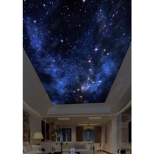 1810 Full Star Sky Printing stretch ceiling film for workshop ceiling decoration
