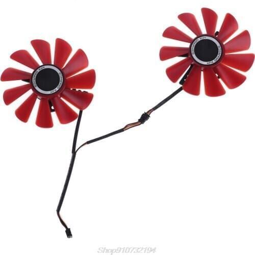 2pcs 85mm RX-570-RS RX-580-RS FD10U12S9-C Fan for XFX RX470 RX570 RS RX580 RS Video Graphics Card Cooling Oct Dropshipping