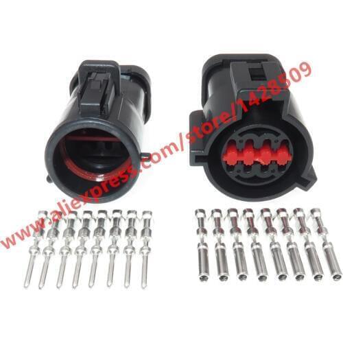 20 Sets 8 Pin Automotive Sealed Connector Female Male Waterproof Car Plugs