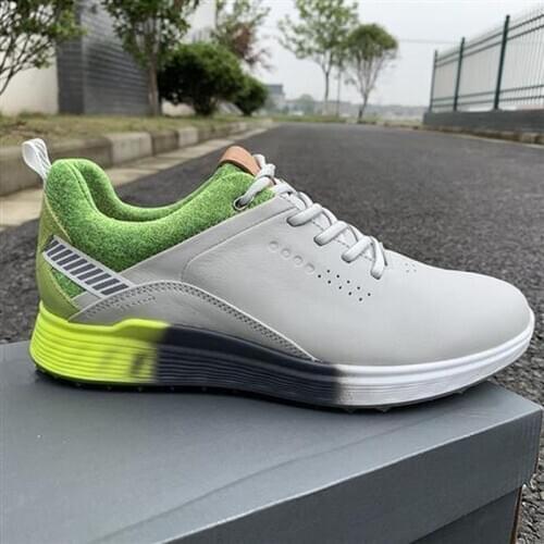 2021 Professional Genuine Leather Men Golf Shoes Brand Golf Training Sport Shoes