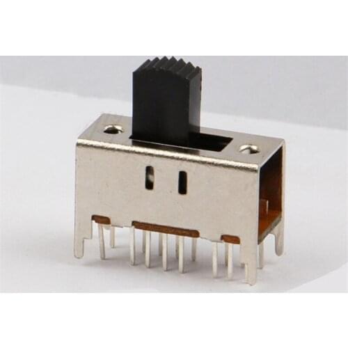 5pcs 3-speed toggle switch 4 fixed feet 16 feet vertical