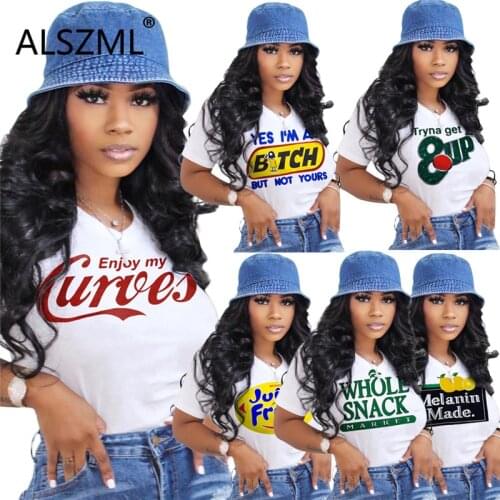 ALSZML Short Sleeve Women's T-Shirts