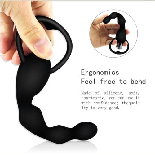 Anal Beads Vibrator Anal Butt Plugs Pull Ring Ball Couple P-G point Massager Sex Toys for Women Anus Stimulator Orgasm