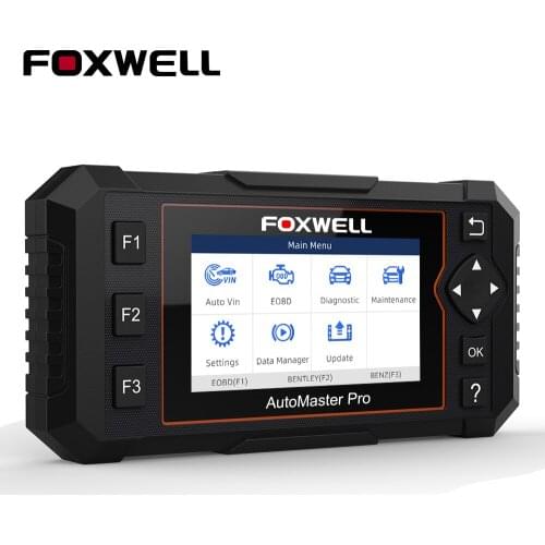 Foxwell NT614 Elite OBD2 Automotive Code Reader Scanner Transmission ABS Service Reset Free Update EBOD OBD 2 Diagnostic Tool