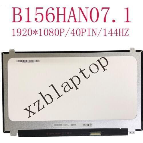 B156HAN07.1 15.6 inch 1920*1080 40Pin FHD IPS matrix 144HZ Connector 72% Gamut LED display screen