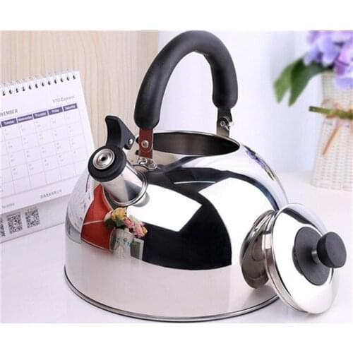 4L Big Capacity Super High Quality Stainless Steel Water Kettle Whistling Kettle Free Shipping