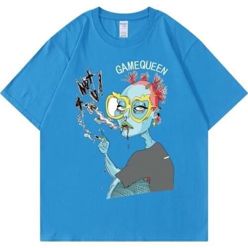 Men Streetwear Harajuku Tshirt Letter Printed T Shirt 2021 Hip Hop Cotton Casual Summer Short Sleeve T-Shirt Tops Tees