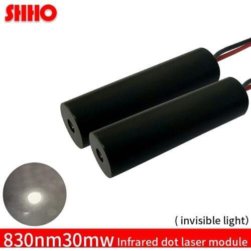 Hot sale invisible light 830nm 30mw infrared dot laser module 10*30mm IR signal transmitter radar ranging laser focus point