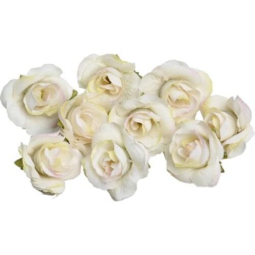 10PCS Mini Rose Artificial Flower Head, Used For Wedding Party DIY Decoration 100% Brand New And High Quality