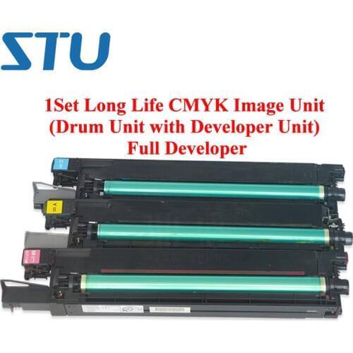 IU610 1Set CMYK Drum Unit With Developer Unit for Konica Minolta bizhub C451 C550 C650 BH C451 C550 C650 Image Unit /Assembly