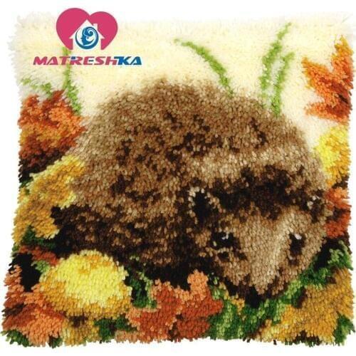 Carpet embroidery latch hook pillow hook embroidery pillow foamiran for needlework latch hook rug kits do it yourself tapestry