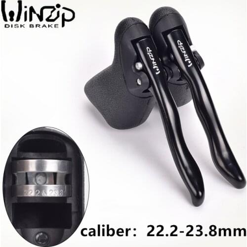 Lightweight Aluminum Bicycle Brake Handle MTB Mountain Bike Cycling Braking Levers Front & Rear Drop Handlebar Set Accessories