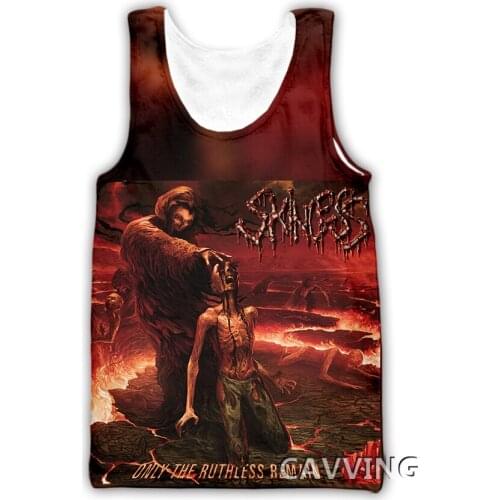 CAVVING 3D Printed Skinless Band Tank Tops Harajuku Vest Summer Undershirt Shirts Streetwear for Men/women