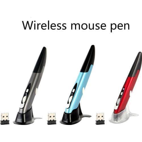 2.4G wireless mouse Personality creative vertical pen mouse computer stylus mouse gift