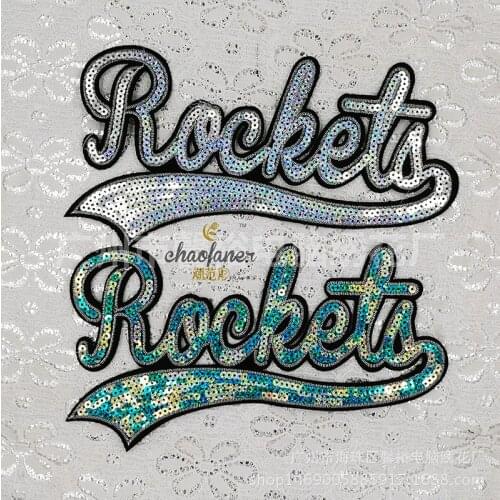 New bud English paillette letter cloth patch patch clothing accessories womens T-shirt clothing match