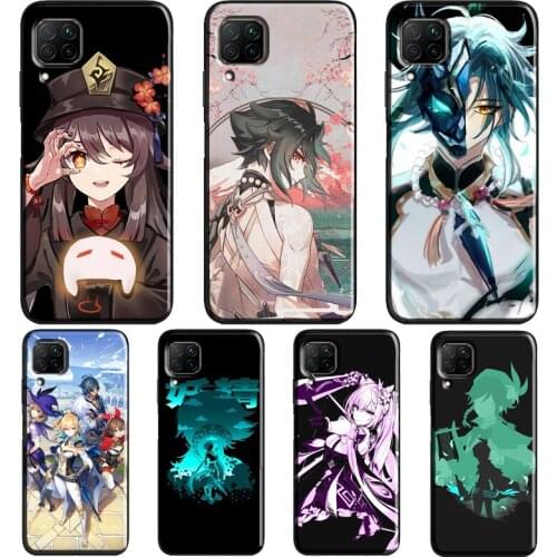 Genshin Impact Case For Huawei P30 Lite P20 P40 Pro Mate 20 P Smart 2021 2019 Nova 5T Honor 9X 8X 10i 8A