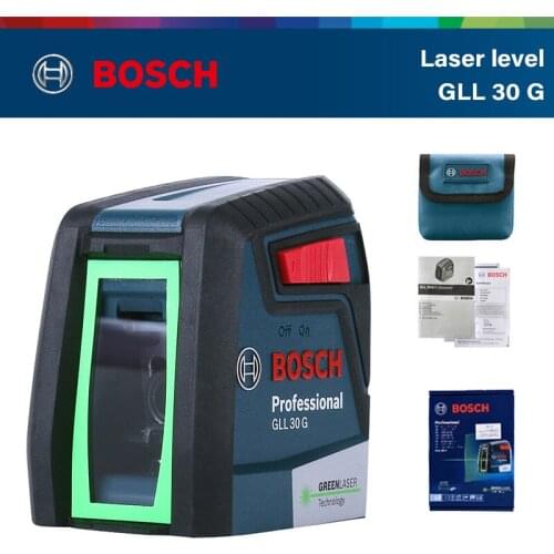 Bosch GLL 30G Laser Level Laser Marker Second-line Outdoor Indoor Level Green Laser Level Bosch Professional Optical Instruments