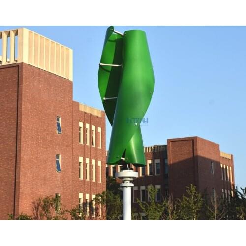 300w 12v 24v VAWT wind turbine generator with wind controller and inverter for 1000w pure sine wave