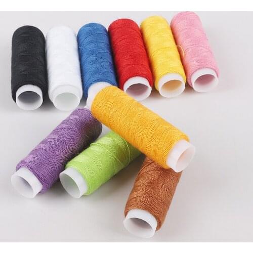 160Yards/Roll 2x6cm Polyester Embroidery Sewing Threads For Household Sewing Machine Supplies Tube Sewing Craft Accessories